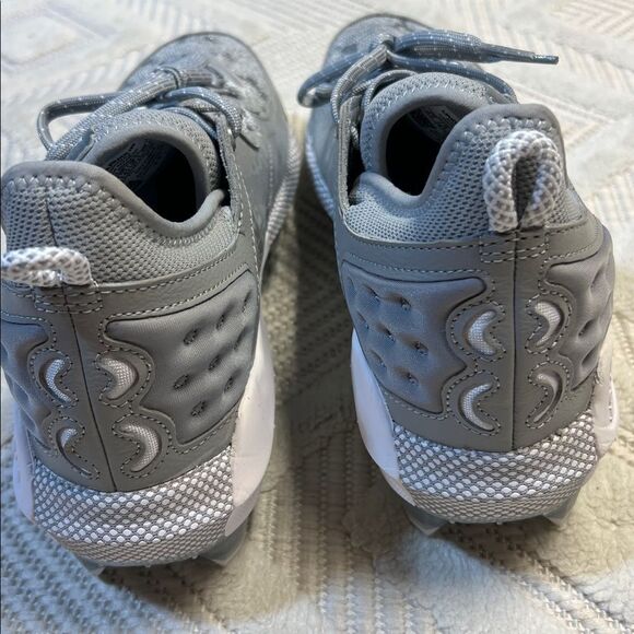 Under Armour Harper 8 Elite TPU Baseball Cleats Silver/Grey-White main image 11